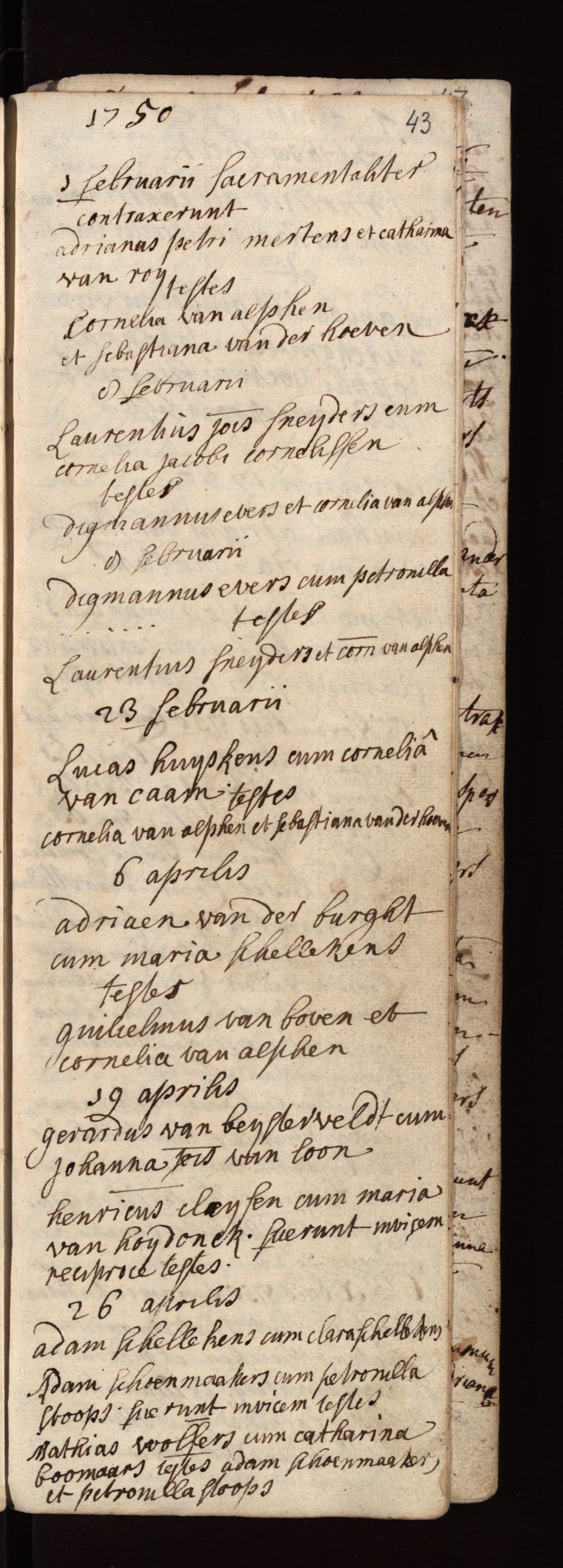Clara Cornelia Schellekens and Adam Schellekens Marriage