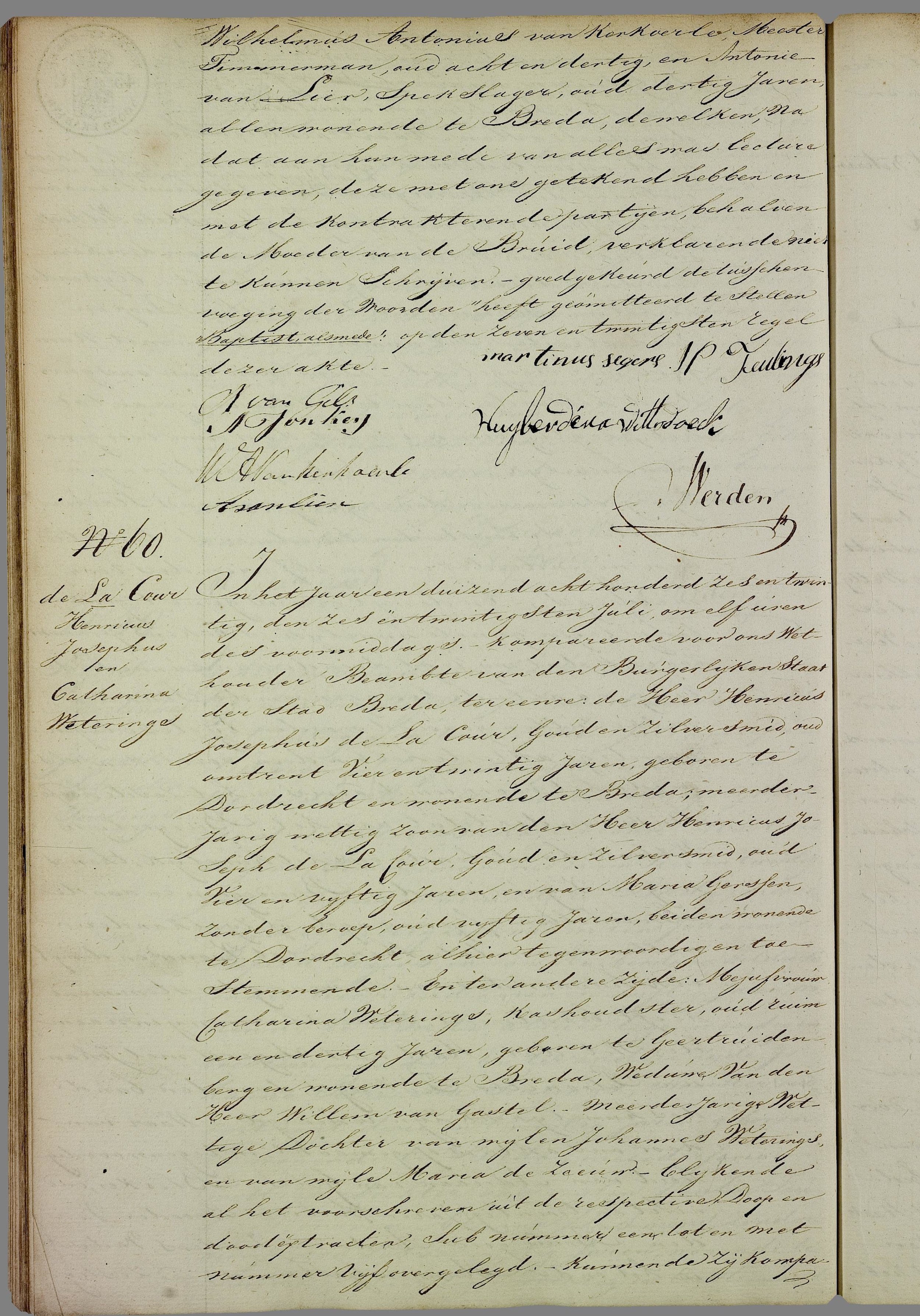 Johanna Petronella Teulings and Martinus Segers Marriage (page 3) 